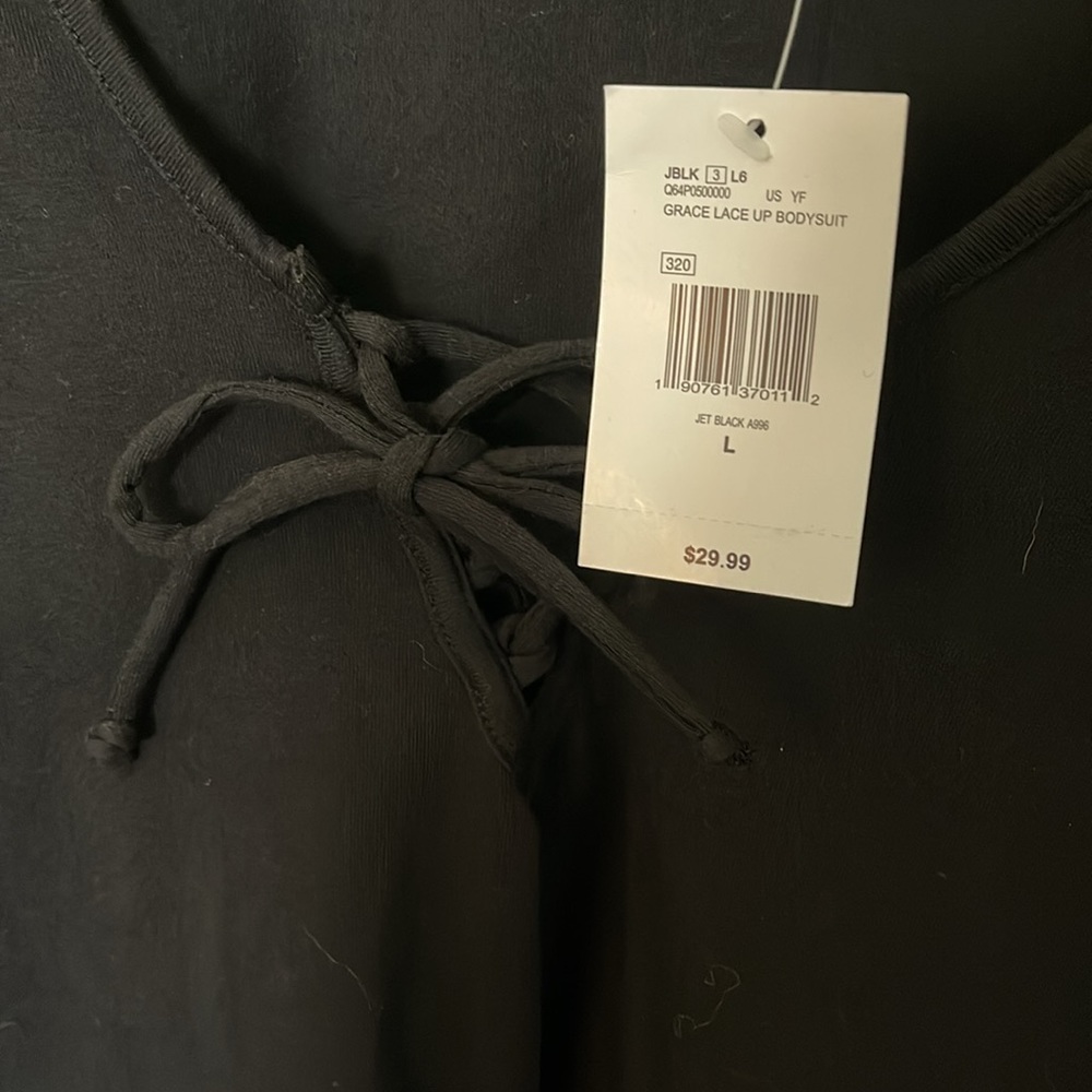 Guess Bodysuit Black Large NWT - Picture 3 of 3